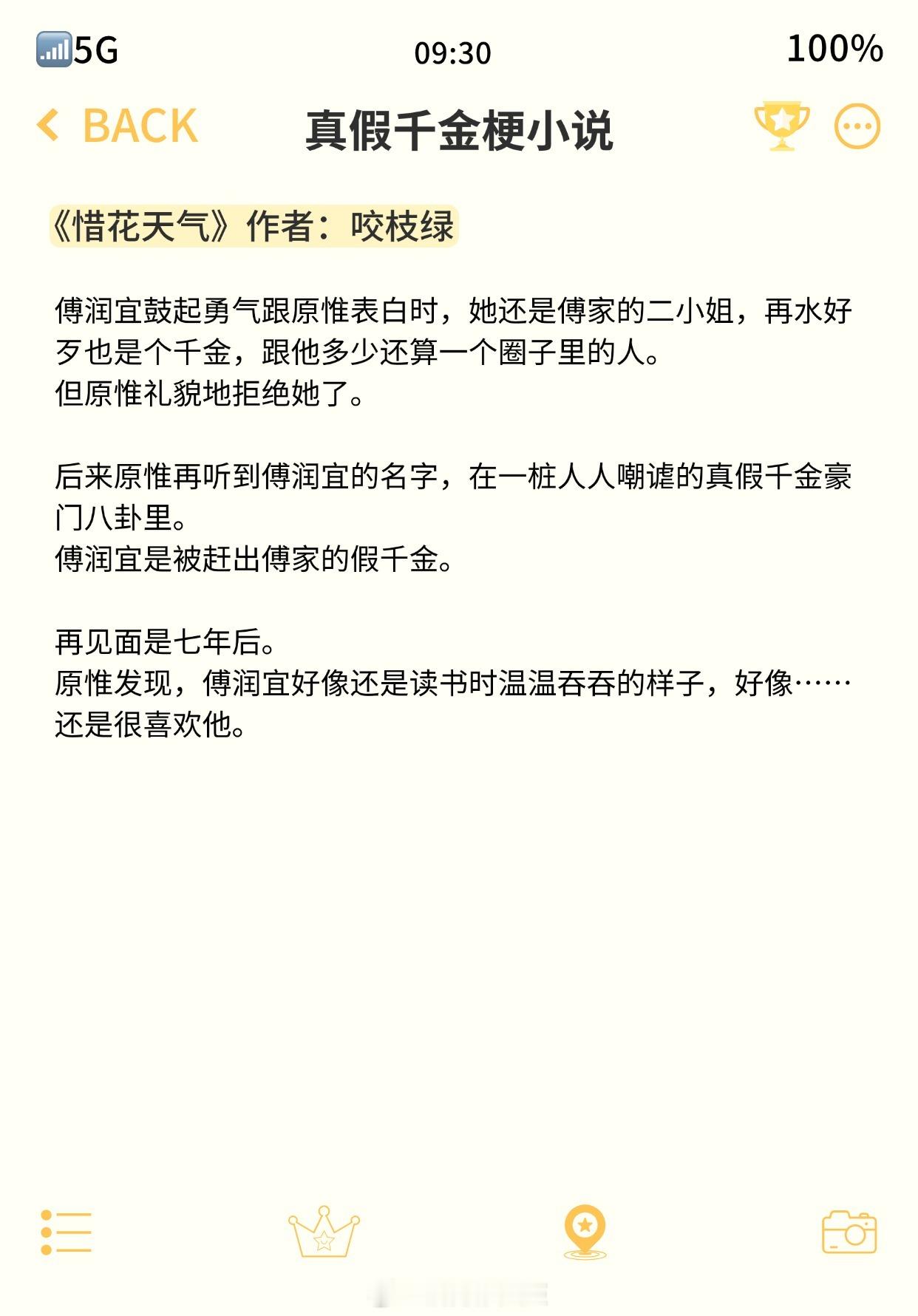 【真假千金梗小说】我宠大的未婚妻，谁敢说换就换。《惜花天气》作者：咬枝绿《你若南