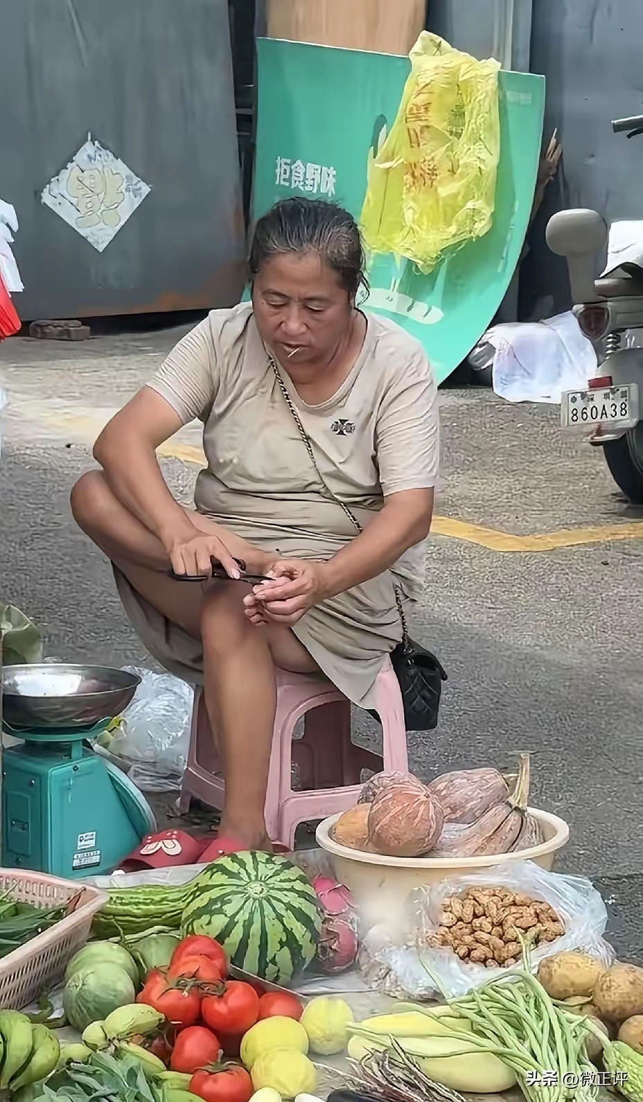 这就是只上大超市买菜的原因