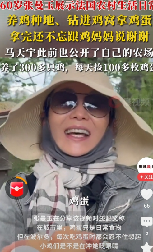 万万没想到，已经60岁的张曼玉，奋斗半生，追求了一辈子的生活，居然是我自打从