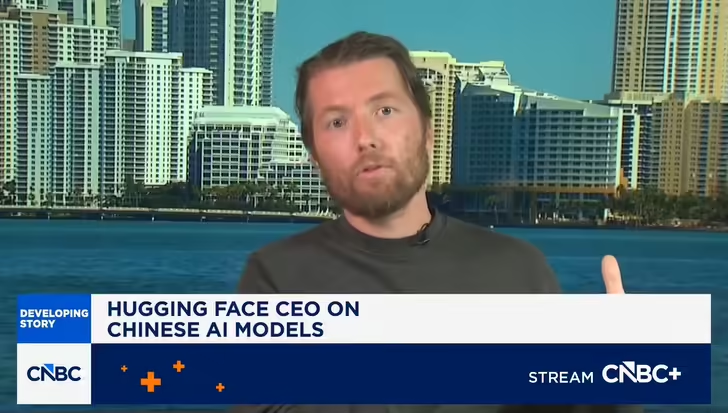 Hugging Face CEO: 中国AI已领先, 美国正因“各自为战”落后