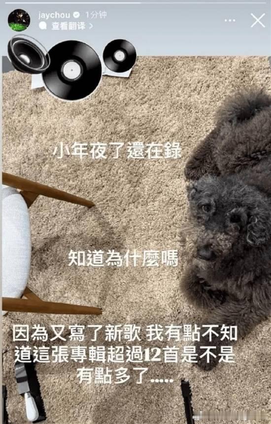 周杰伦新专辑超过12首歌调侃“是不是有点多了”周杰伦在2026年除夕夜（2月1