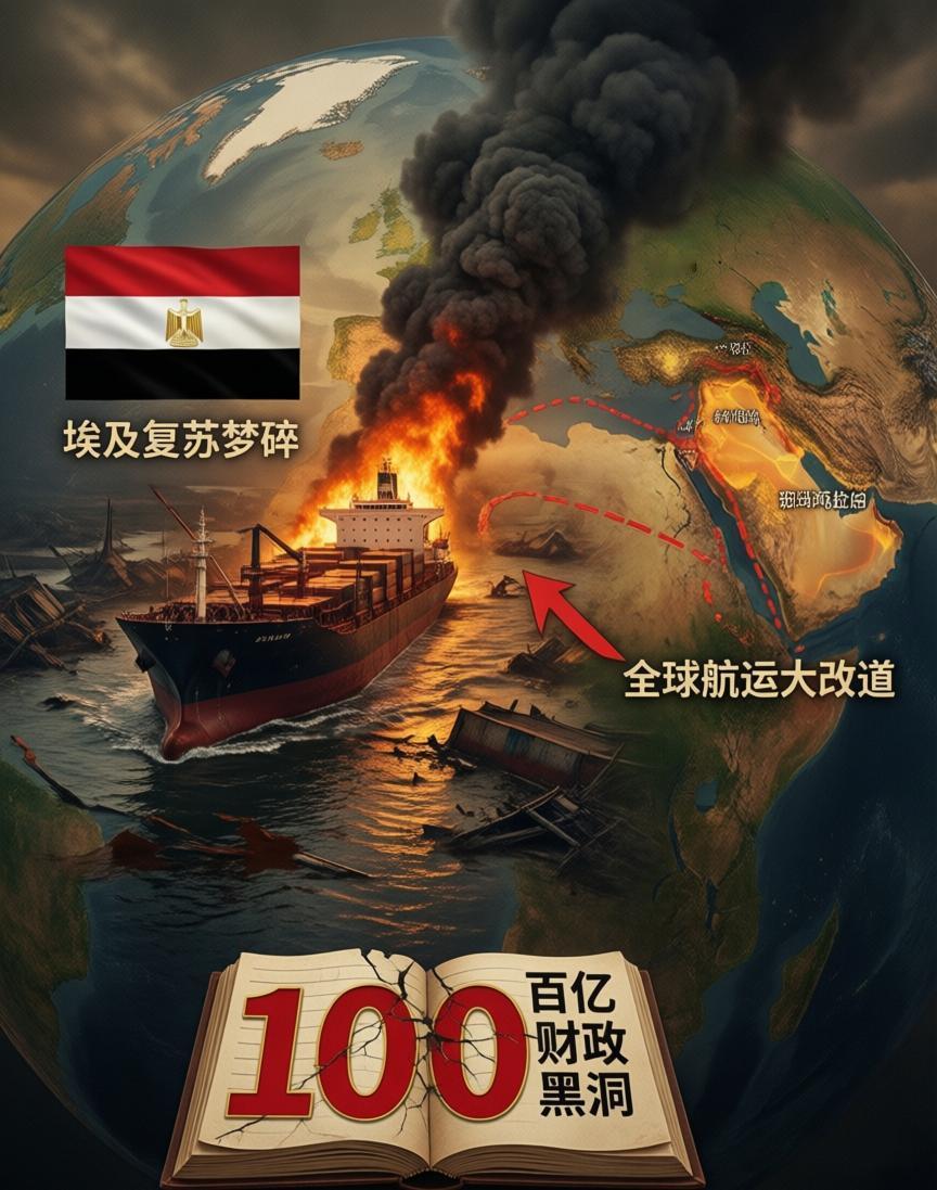 这事，对埃及来说，不只是地缘焦虑，是真金白银的窟窿。3月16日，塞西紧急召集