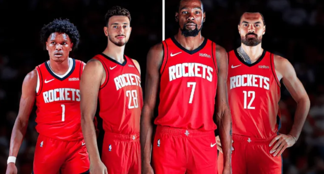 2.08米平均身高！火箭'巨人军团'血洗NBA，臂展2.11米=禁飞区，专家怒吼：小球时代已死？