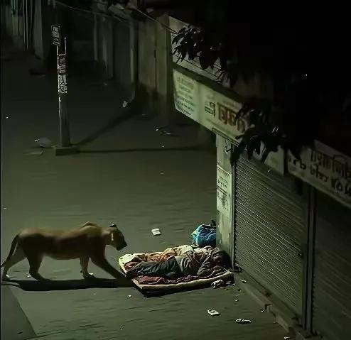 【狮子深夜验货，差评退货！印度街头上演