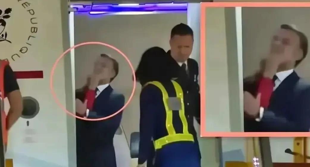 好憋屈！这下子马克龙，有得忙了！被布丽吉特一下子“打懵了”，马克龙这憋屈的表情