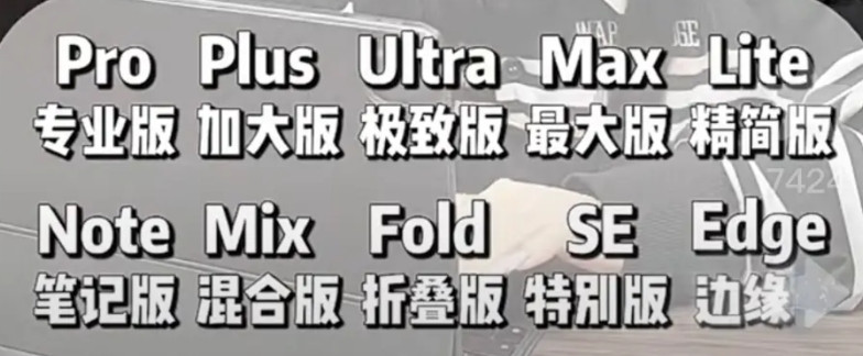 我问先生，手机plus是什么意思？先生说plus就是加大版。pro是专业版。U