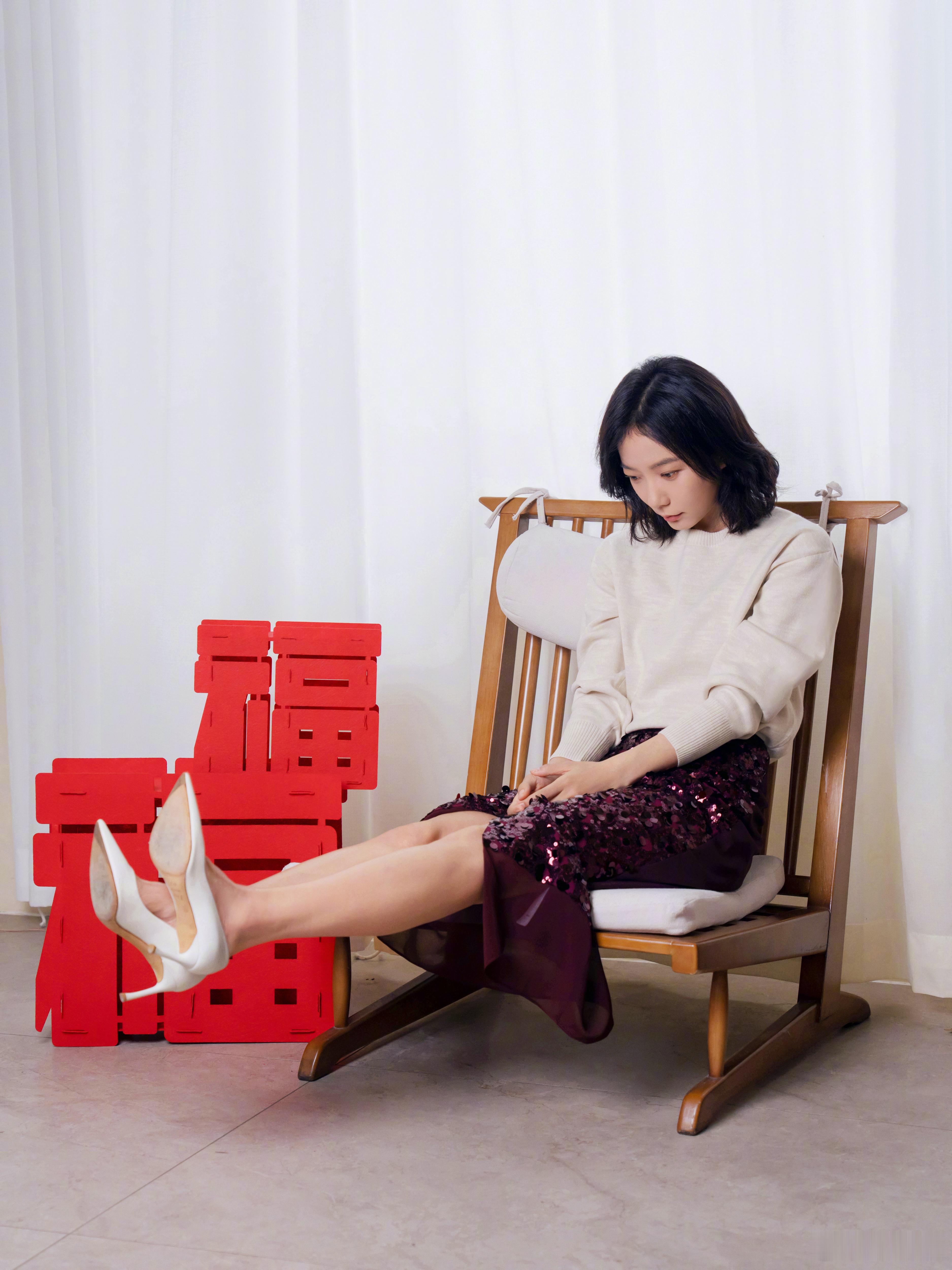 王珞丹新年物料