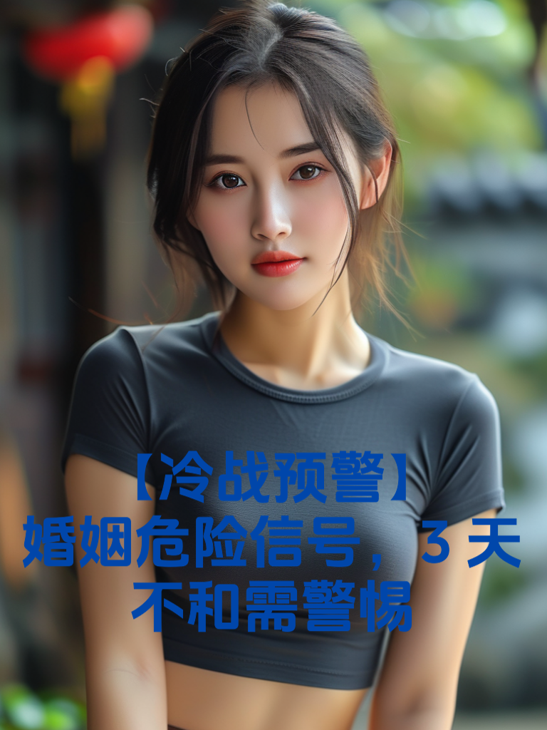【冷战预警】婚姻危险信号，3天不和需警惕