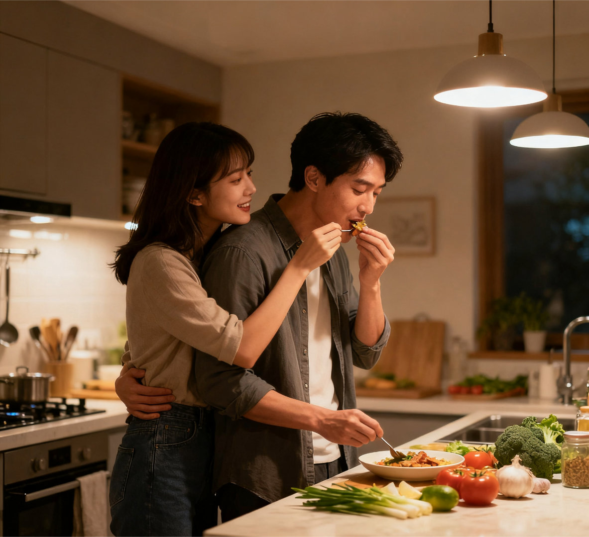 夫妻就是，从友情走到爱情，又从爱情走到亲情，吵了一辈子，闹了一辈子，烦了一辈子，