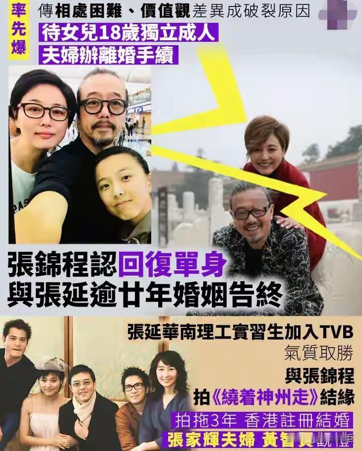 “男人婆”张廷30年前的担心，到今天还是应验了。近日香港演员张锦程向媒体自曝，