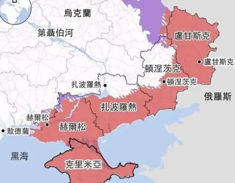 乌克兰割不割地，其实对于俄罗斯来说，已经无所谓了。眼下乌东四州的实际控制权早已落