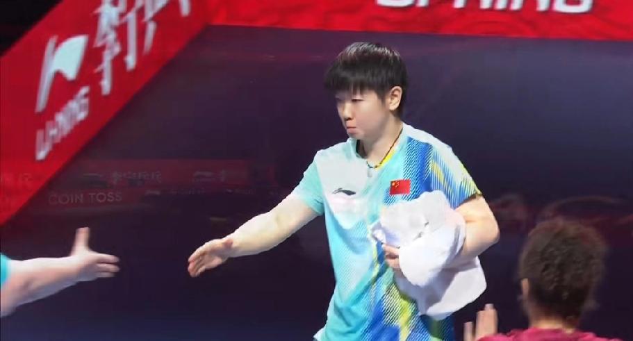 莎莎赢了，挺进4强！鏖战七局呀，太不容易了孙颖莎4-3汉娜高达，挺进四强