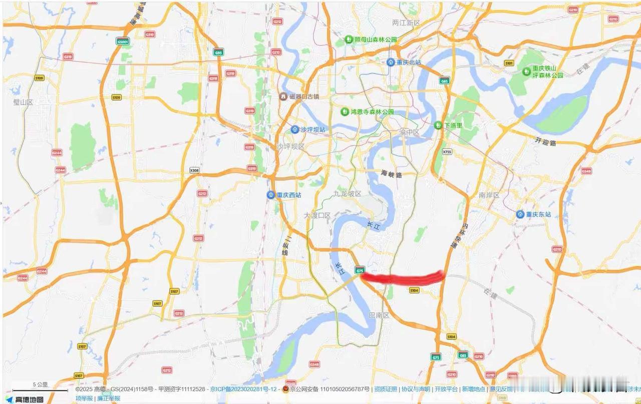 重庆内环快速，很快就要变“圆滑”了重庆内环快速，全长75公里，是由G50、G6