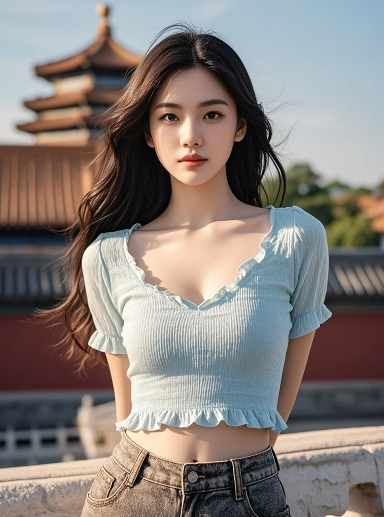 旅行博主也有‘翻车’瞬间？但美貌永不翻车！你们服不服？
