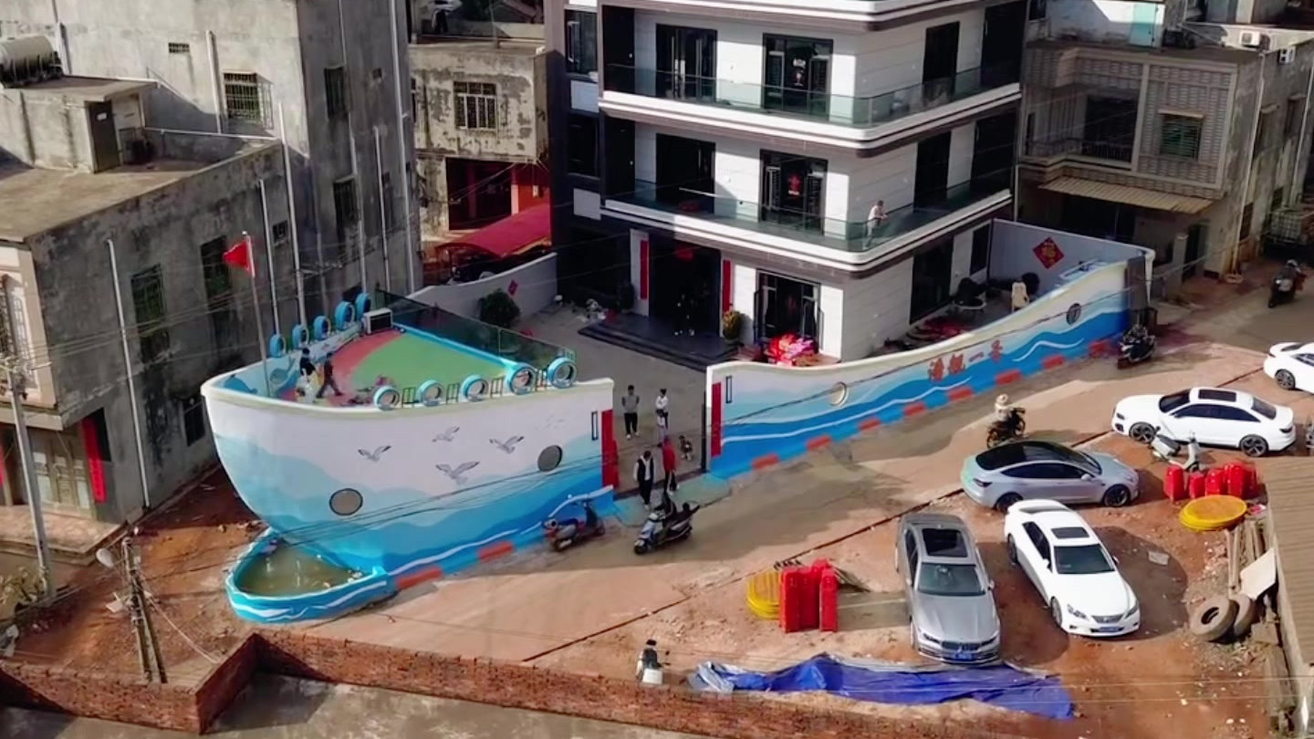 湛江雷州船型网红别墅惊艳亮相 网友热议打卡热潮