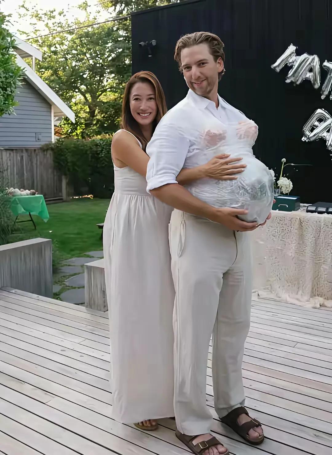 谢霆锋的妹妹谢婷婷终于修成正果，在40多岁的年龄与一个外国男子好上，如今已经怀孕