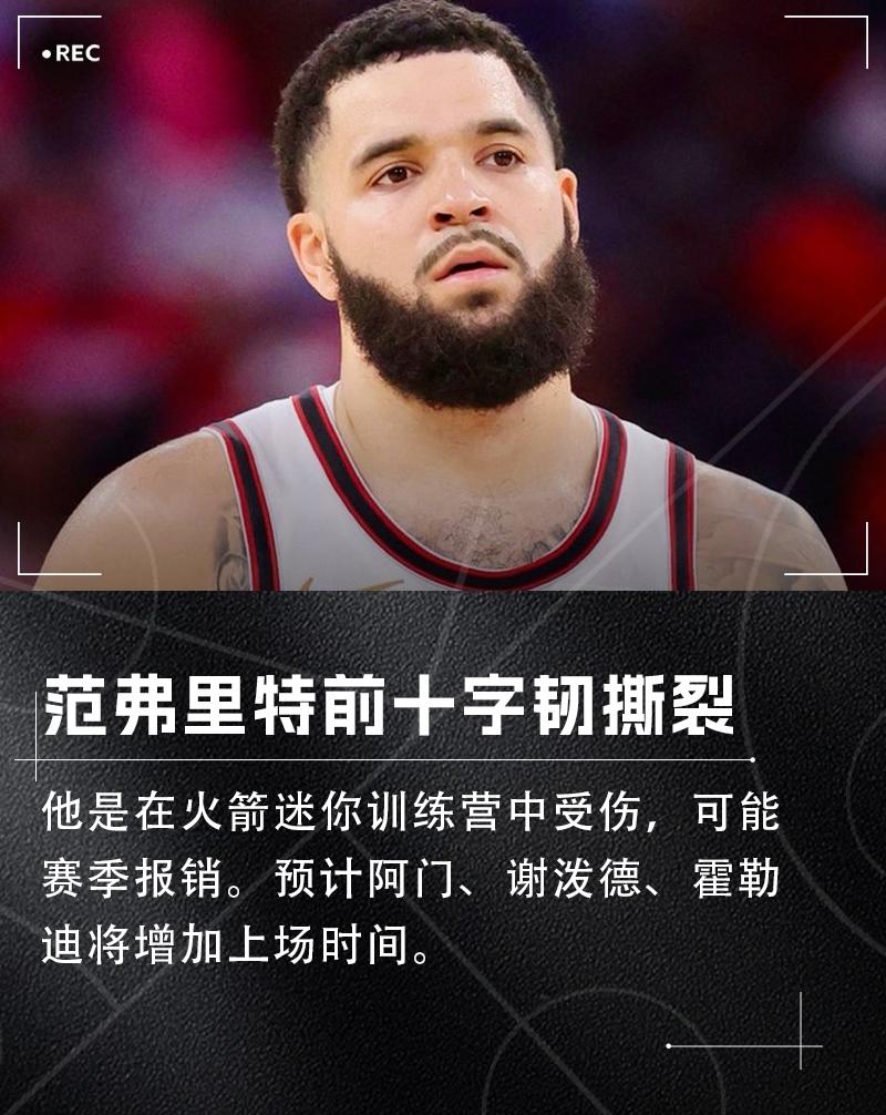 杜兰特太倒霉了吧！今日，NBA火箭队传来了一则坏消息，前冠军后卫、火箭核心首