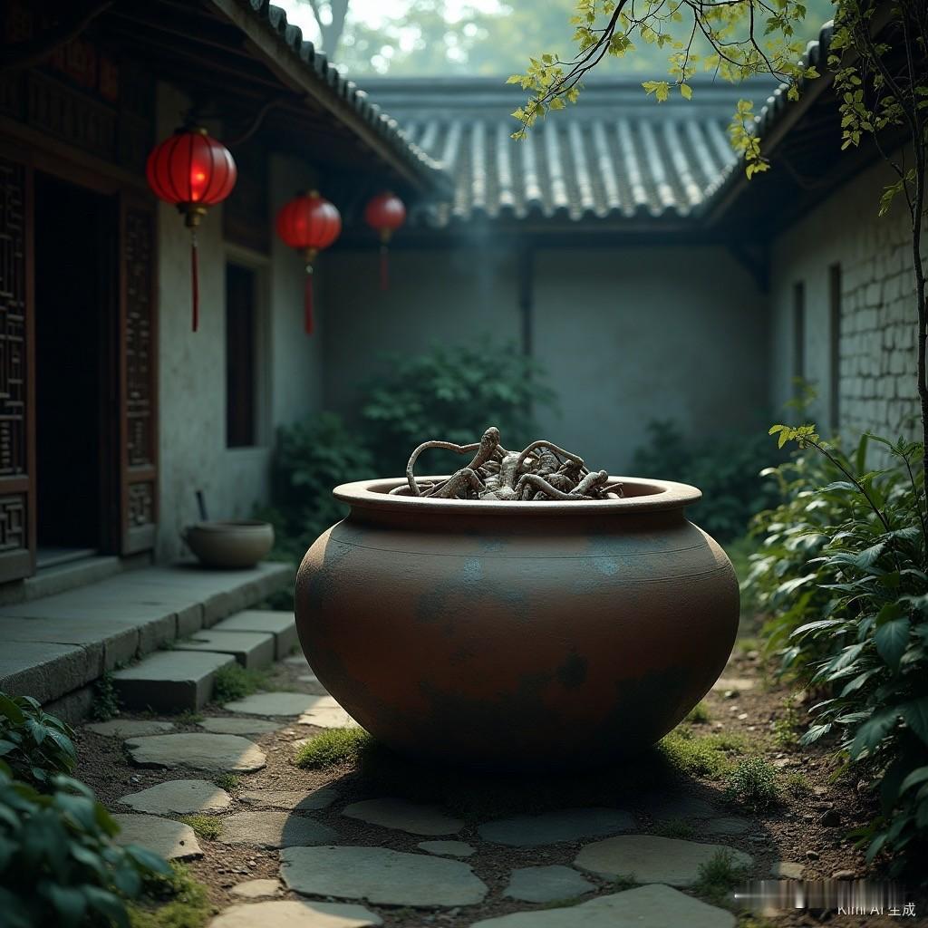 附城一农夫建房打地基时，范围内有一棵大樟树碍事，于是锯倒大树，还要把树根挖出来。