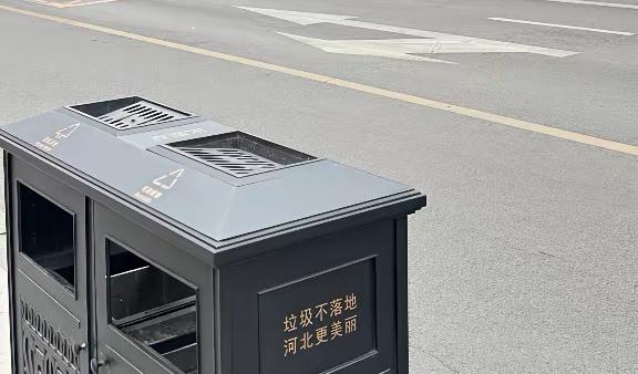 垃圾不落地，河北更美丽！猛地一看是河北，仔细一看是河北，看看上面的牌子，才发现是