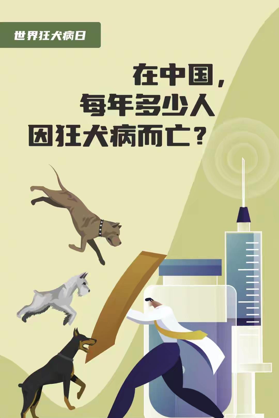 世界狂犬病日，呼吁严格执法，管理养狗。南方周末的报道，目前我国的狂犬病发病率还