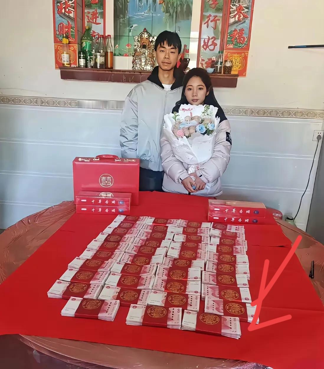 我滴个天呐！这彩礼不要了父母半条老命吗？现在不少地方的彩礼简直离谱到没边，