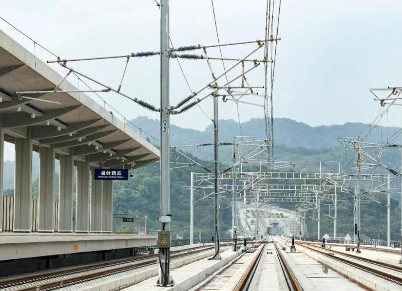 新建杭州经绍兴至台州铁路温岭至玉环段（简称杭台高铁温玉段）全线接触网计划从5月2