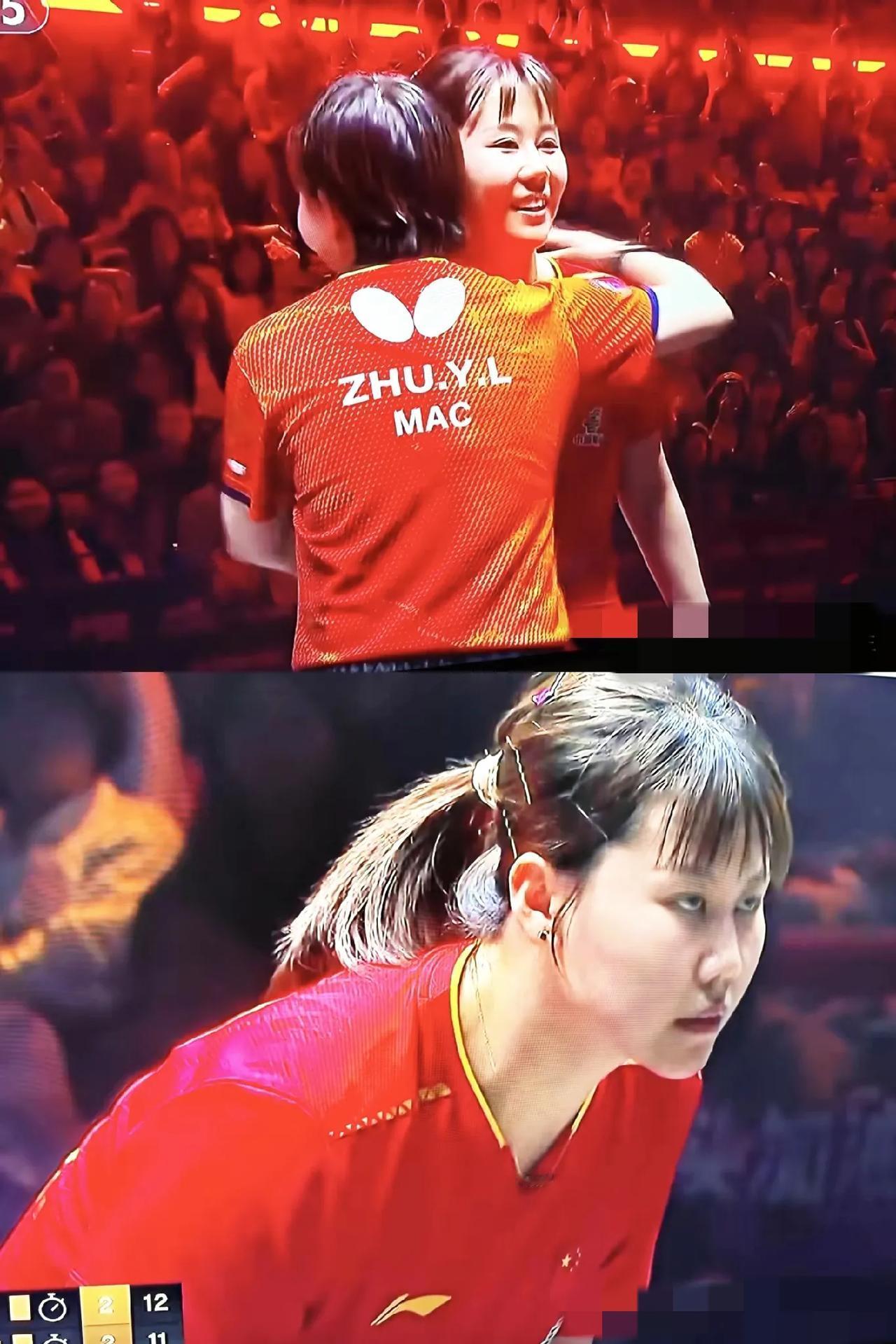 陈幸同4-2硬啃下！对手不是日韩强手，竟是前队友朱雨玲，6局3爆分每分都在死磕