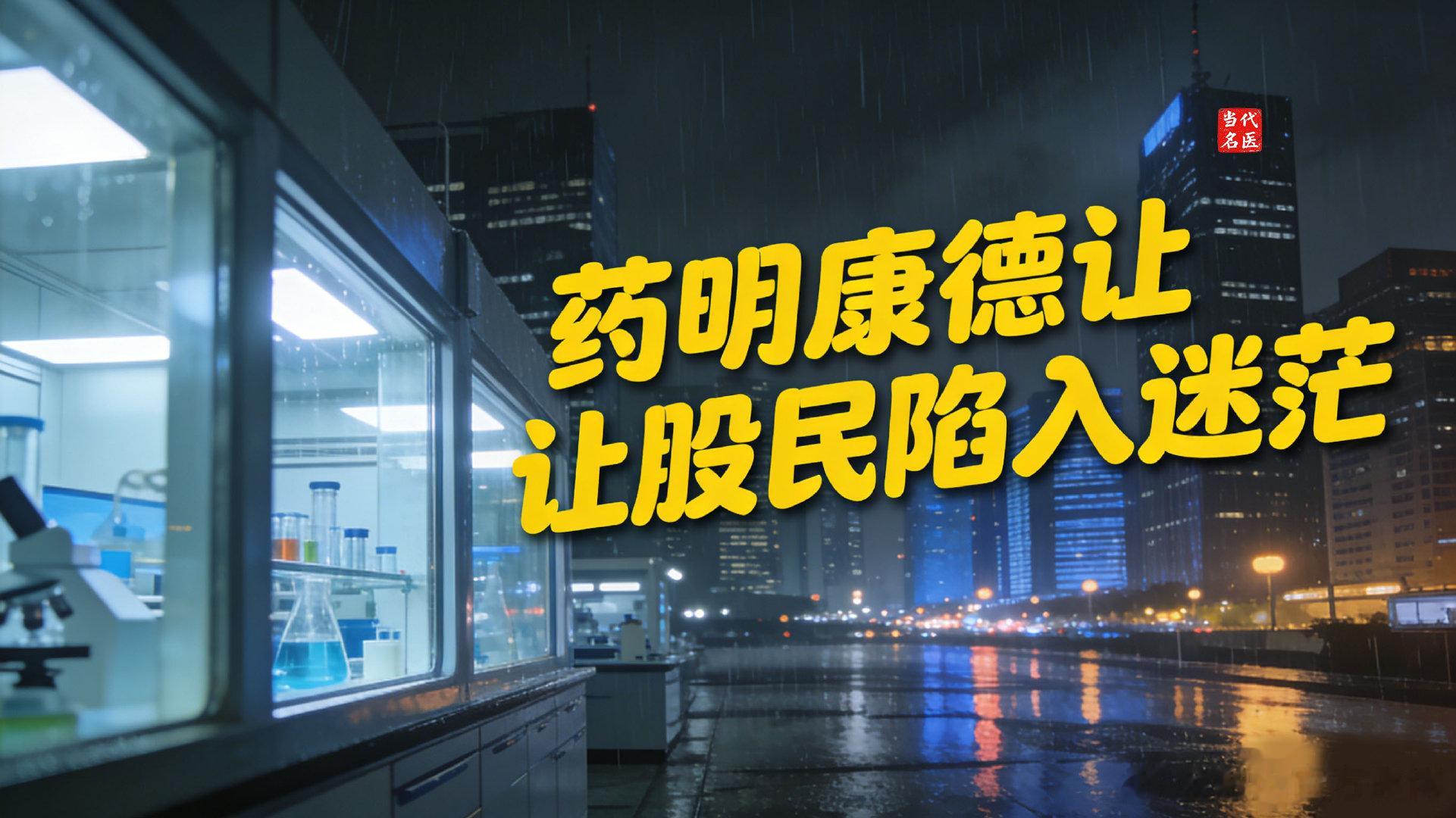 医药界的“巨无霸”药明康德让股民陷入迷茫