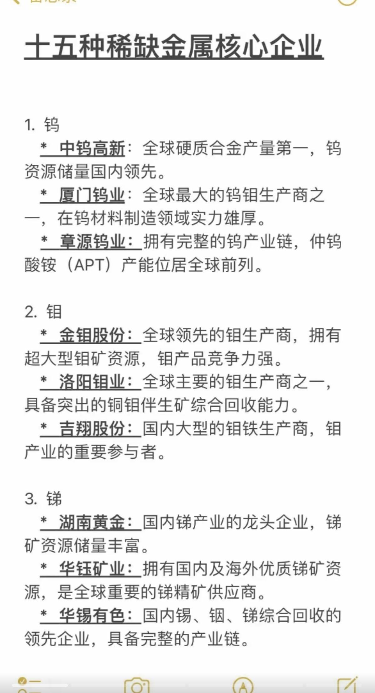 十五种核心“金属材料”———深度解析！钨、钼、锑、镓、锗锆、锡、钴、钛、锂