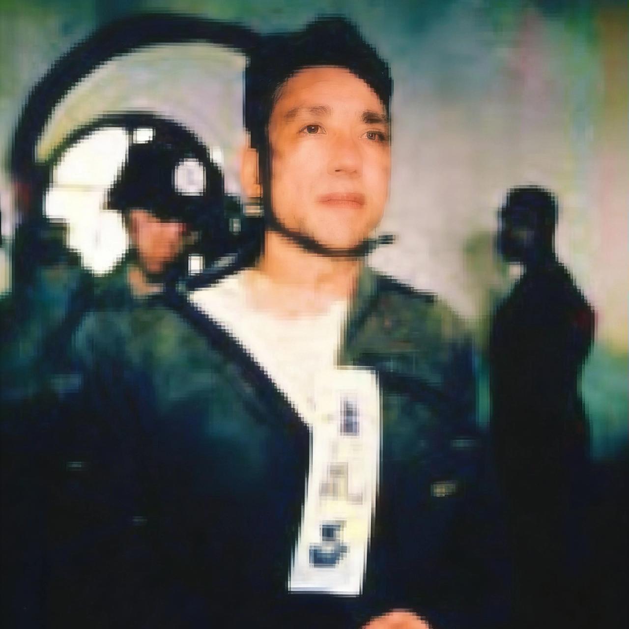 50年代，在台北牺牲的黄胤昌烈士，一张临刑照，这张照片能被保存下来殊为不易，虽然