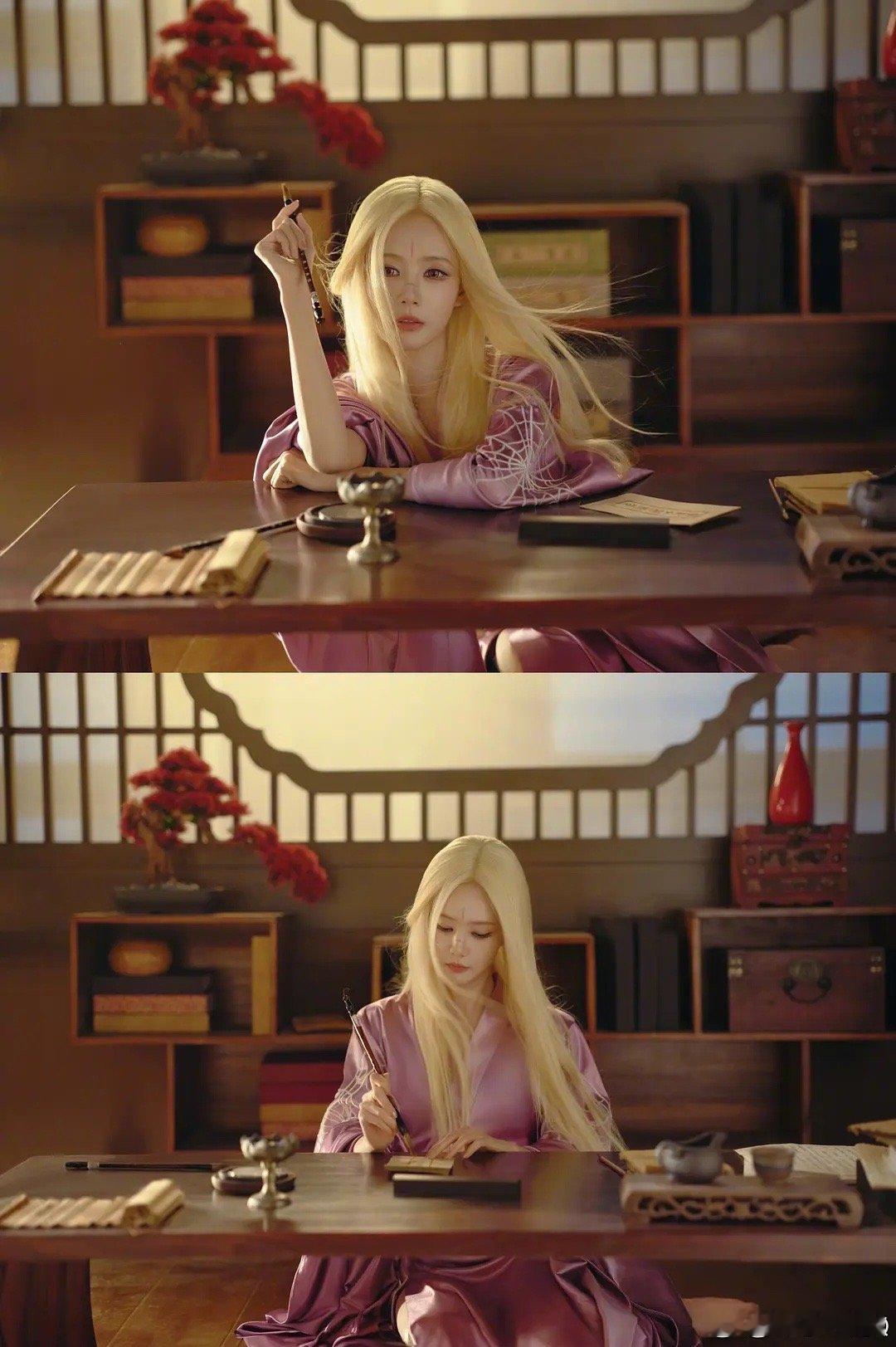 李一桐真的好爱清瞳这个角色！剧宣很努力还cos漫版感觉是真的很爱这个角色，真的