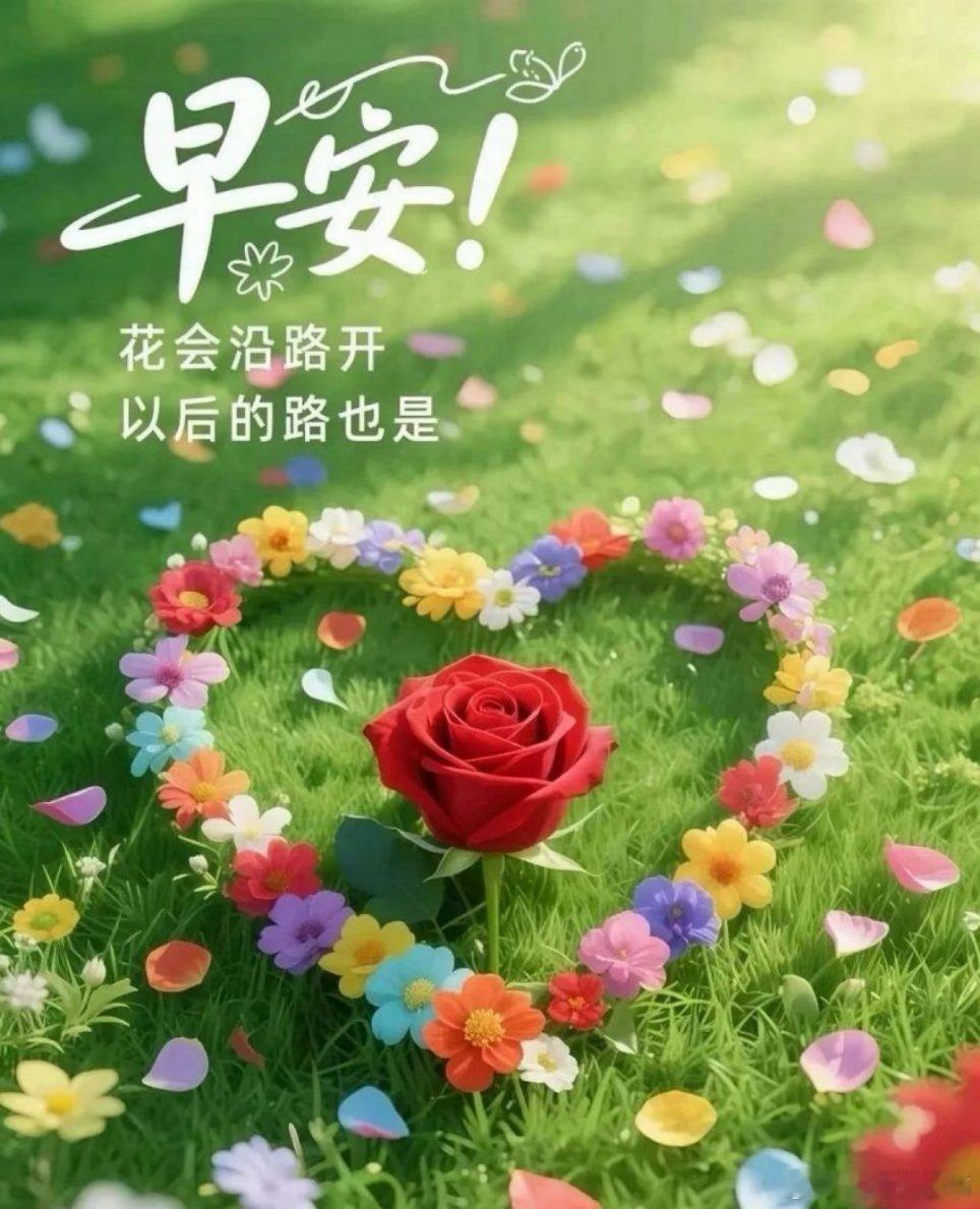 早安早安日子细碎如星，幸福藏在每一个当下。不必追赶远方的喧嚣，把心安放