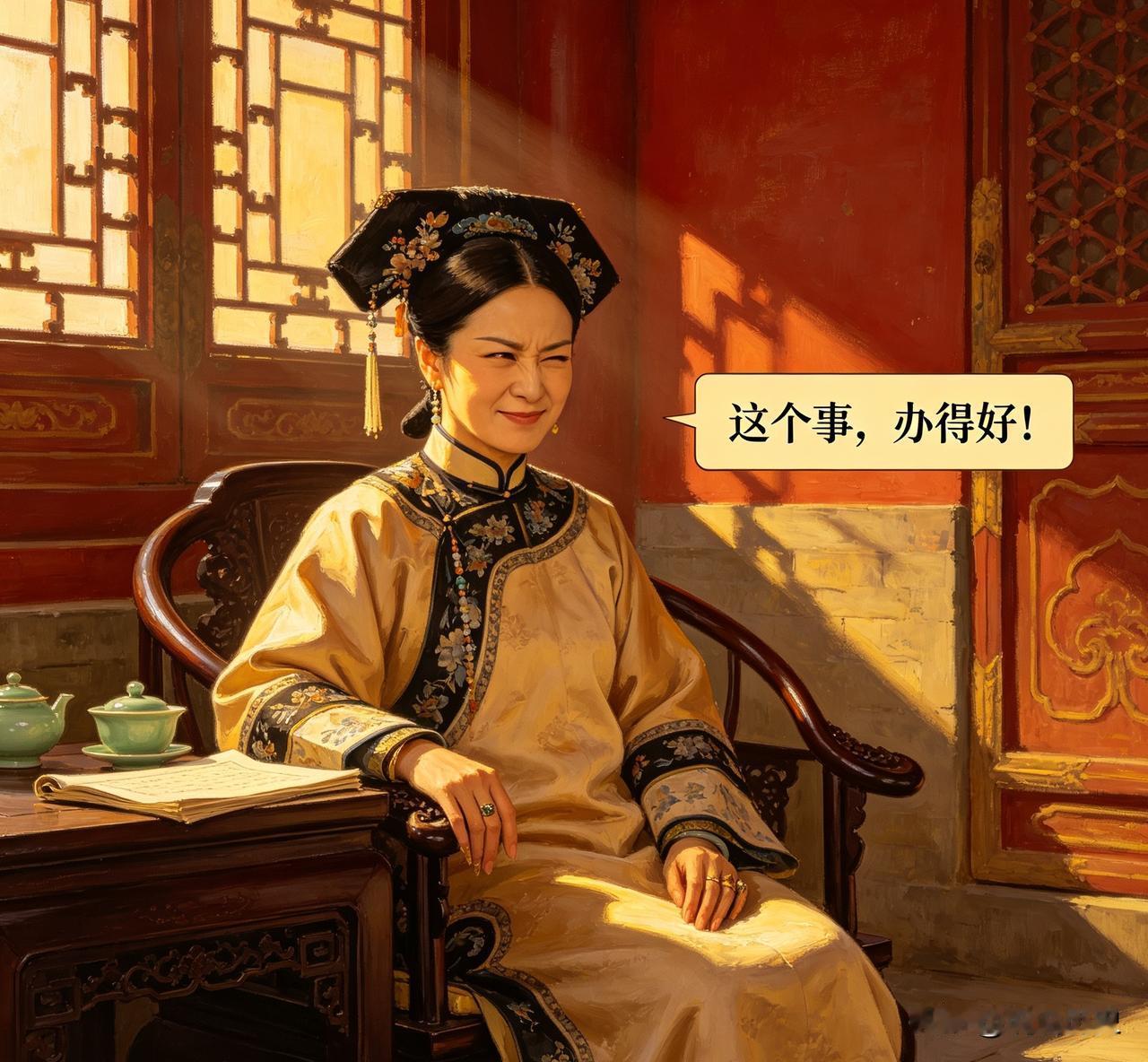 大太监安德海被杀后，慈禧本来很是愤怒，可在得知安德海死后被扒掉裤子，当街展示，笑