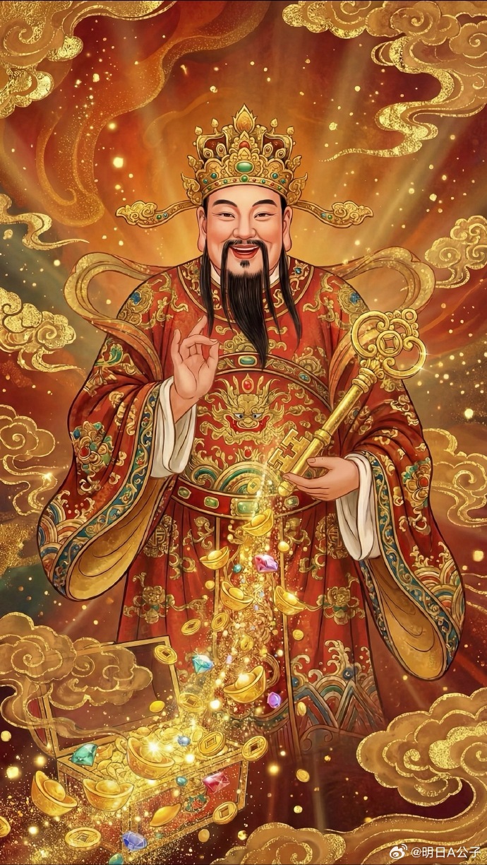 铁子们，发财！大家一起发财！！今天再次有幸刷到财神爷！赶紧点个赞，来波“178