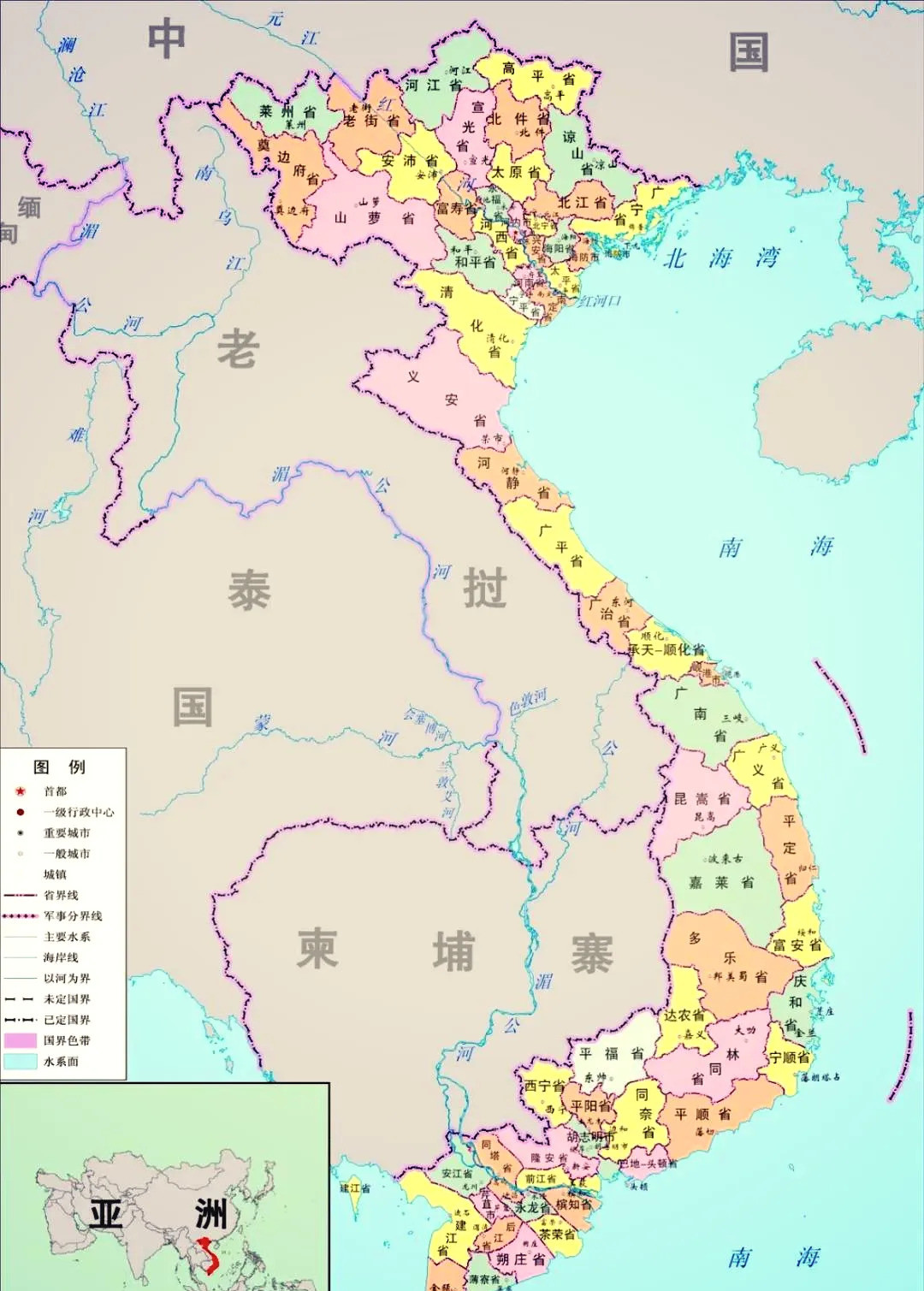 越南，一个总不安分的邻居，究竟是为什么？当你摊开地图，答案会让你大吃一惊！它就像