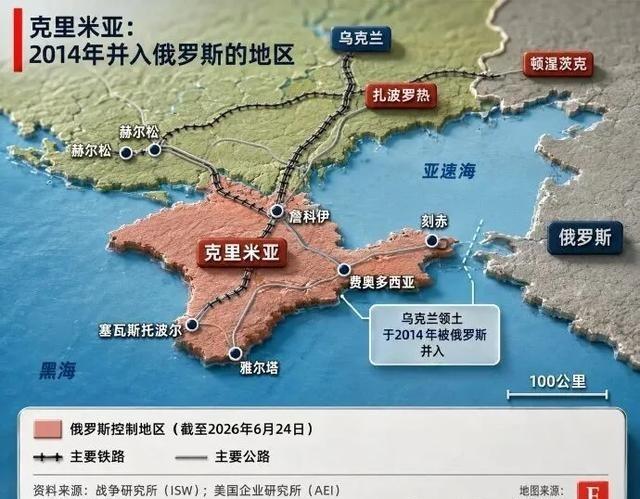 “后勤绞杀战”配合持续打击克里米亚的重要军事目标，乌克兰给克里米亚套上的