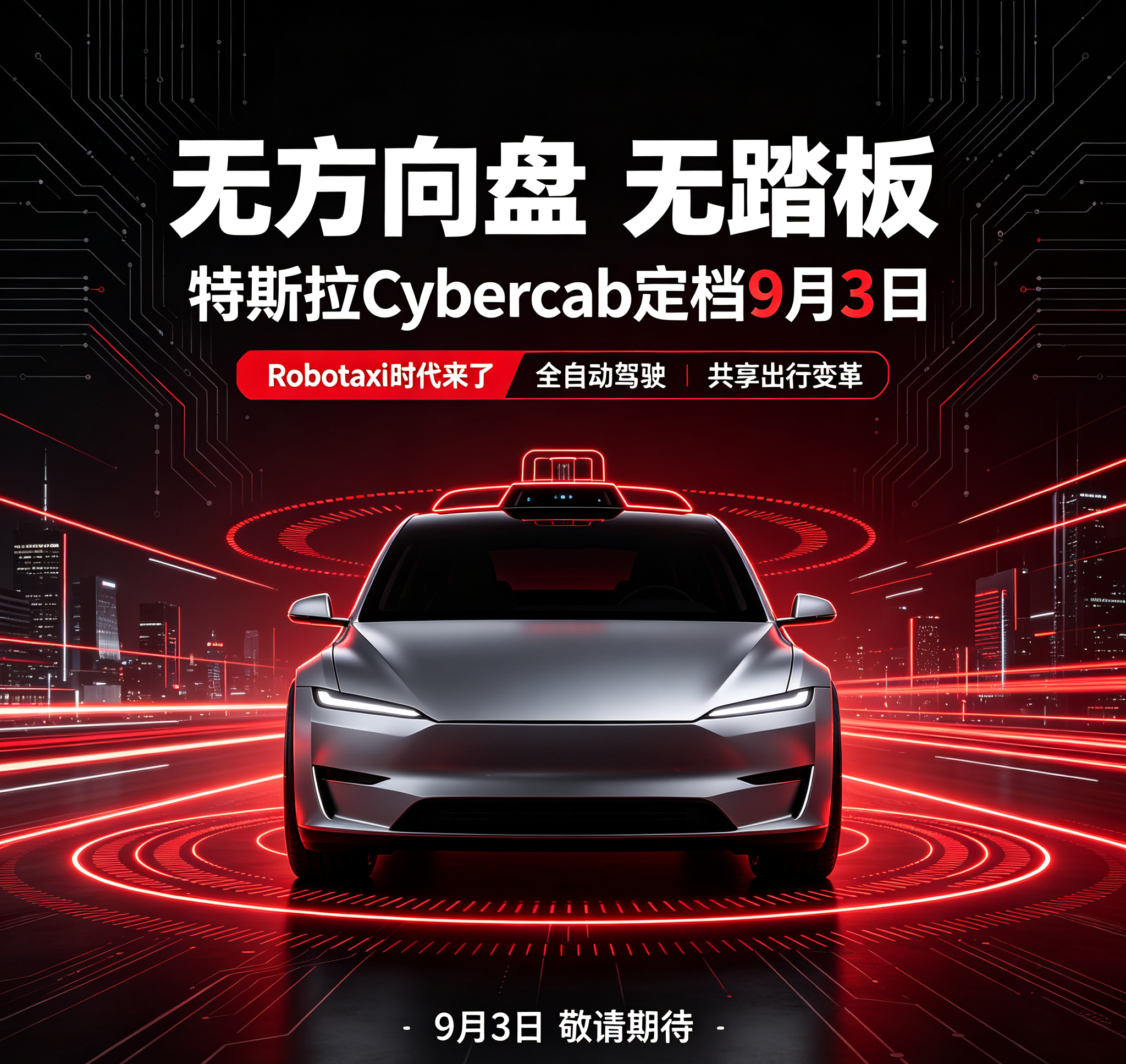 特斯拉正式官宣：无方向盘、无踏板，Cybercab来了！自动驾驶，终于从概念车走向真实商业战场。特斯