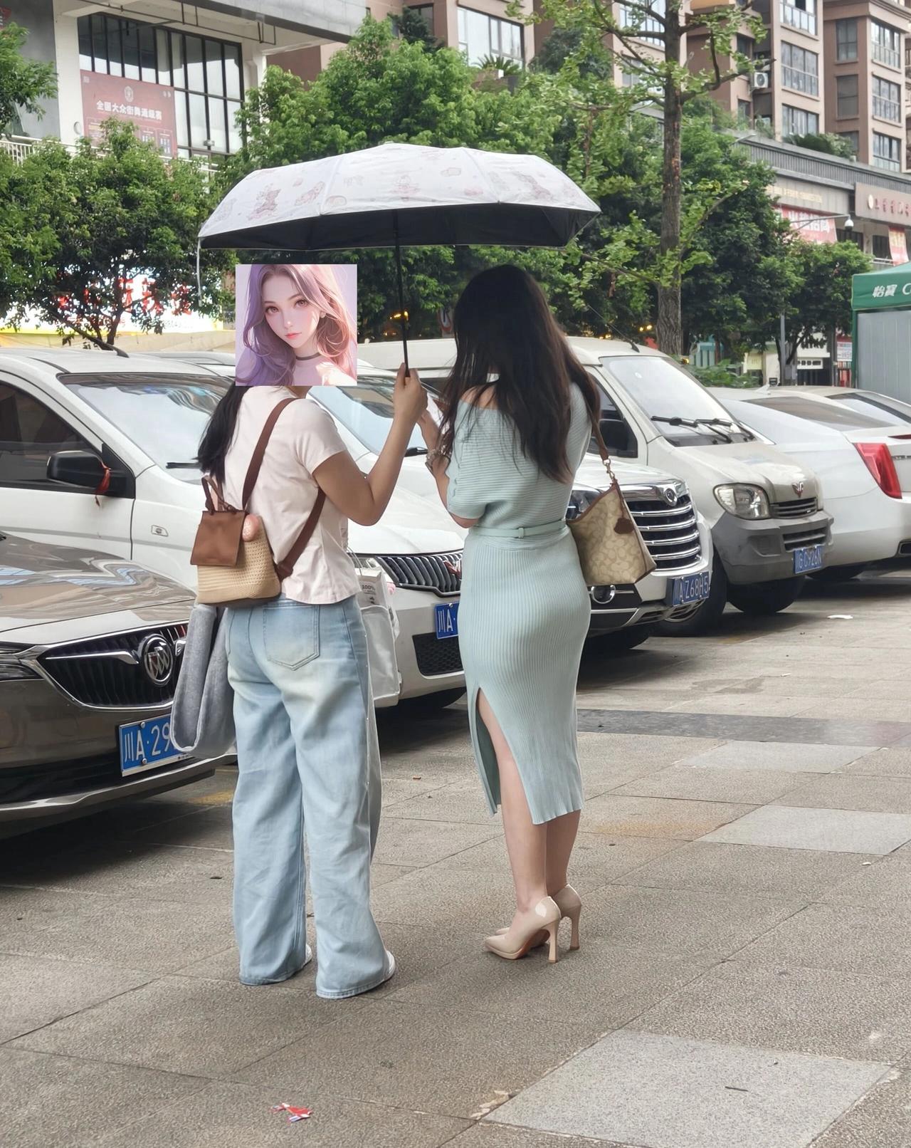 有一种美：回头再看一眼[微笑]下楼偶遇的背影，一眼就被这份舒展的状态打动，扑