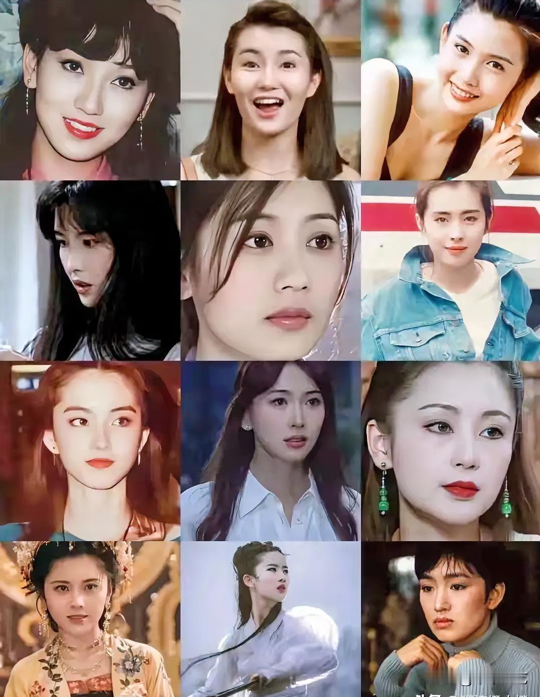 当代中华十二大美女排名，你最喜欢哪一个？王祖贤第一张曼玉第二巩俐第三
