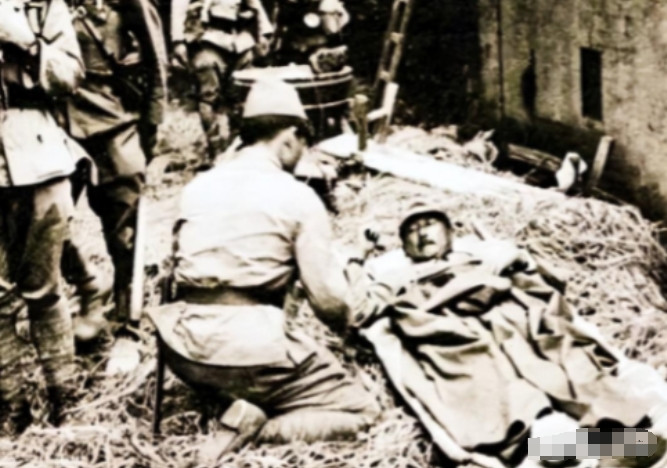 1938年，万家岭战后，漫山遍野都是腐烂的尸体，无人愿意打扫战场，一个乞丐主动前
