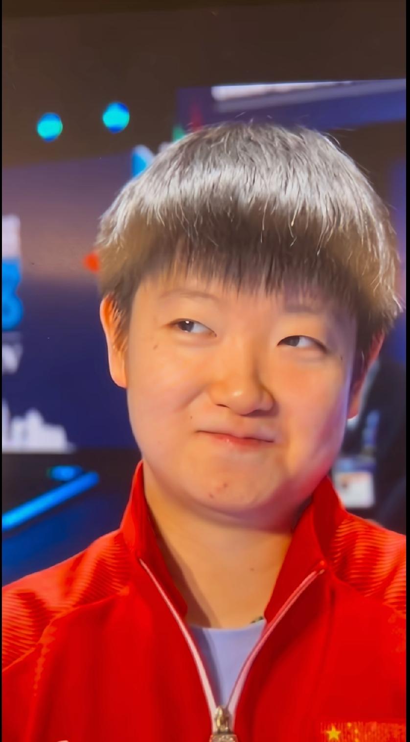 谁懂啊！孙颖莎这组表情杀疯了！谁懂啊家人们！刷到孙颖莎这组连帧表情，我直接