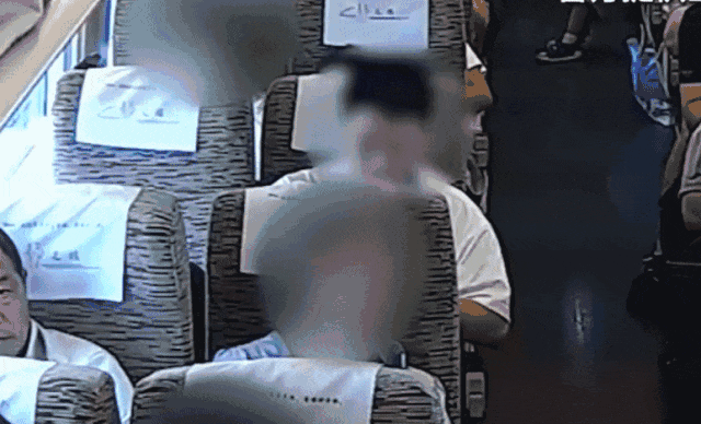 这就是咸猪手！一列高铁上，一名女子正在座位上休息，突然感觉邻座男子触碰自己的胸部