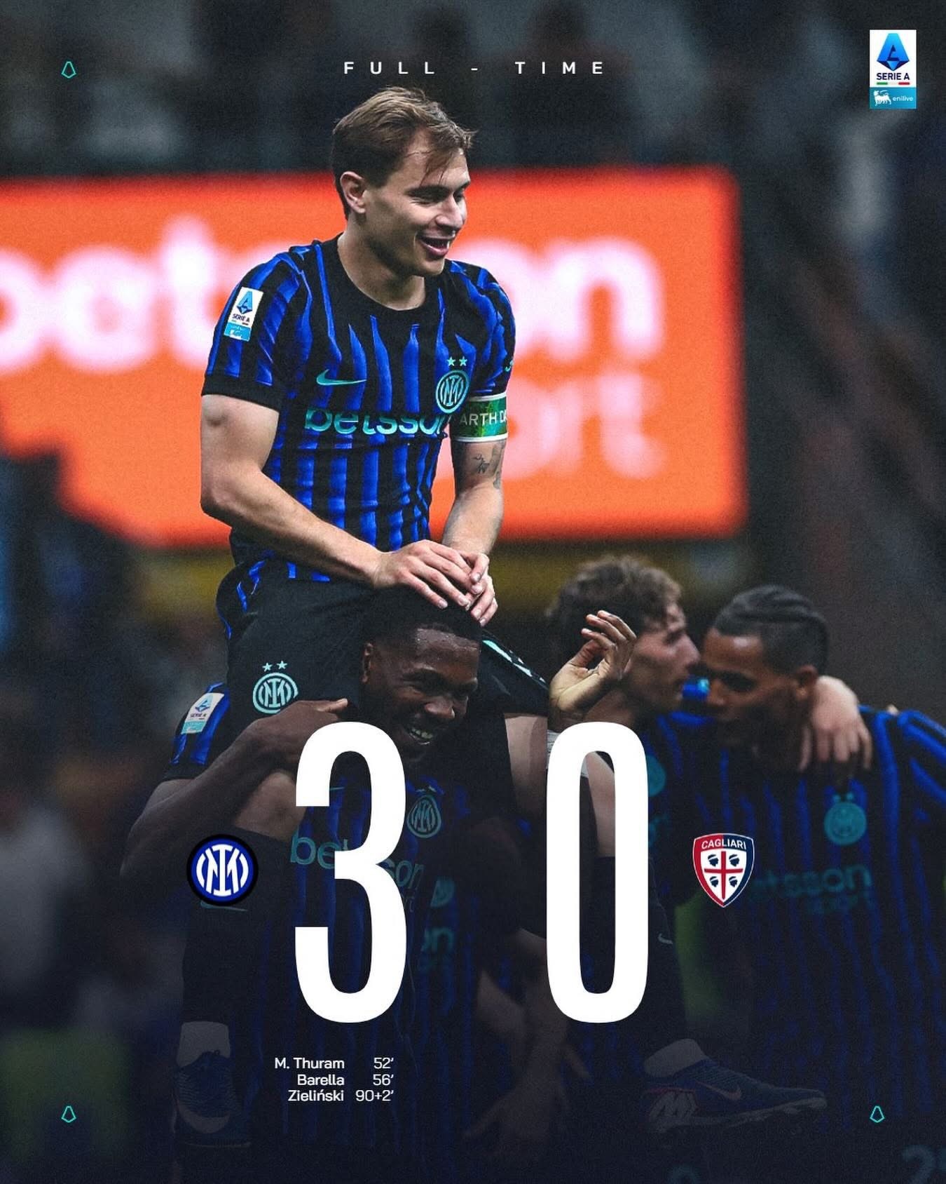 國際成為第六隊確定下季歐聯聯賽階段資格嘅球隊，之前五隊隊分別係阿仙奴、巴塞隆拿、