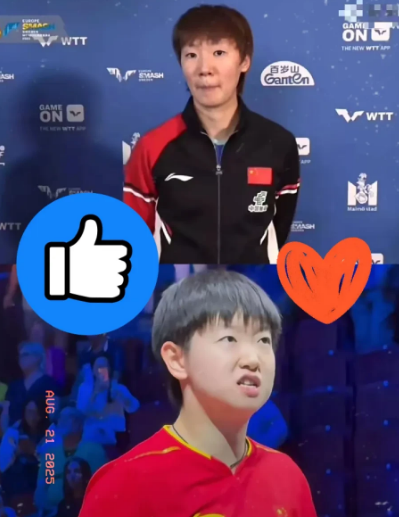 瑞典站的赛场上发生了一件暖心的事情，孙颖莎和王曼昱女双顺利晋级。王曼昱主