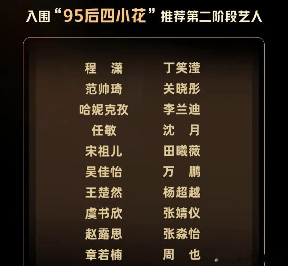 孟子义真的升咖了，之前95后四小花推荐名单都没有她，如今直接是同年龄段的中坚