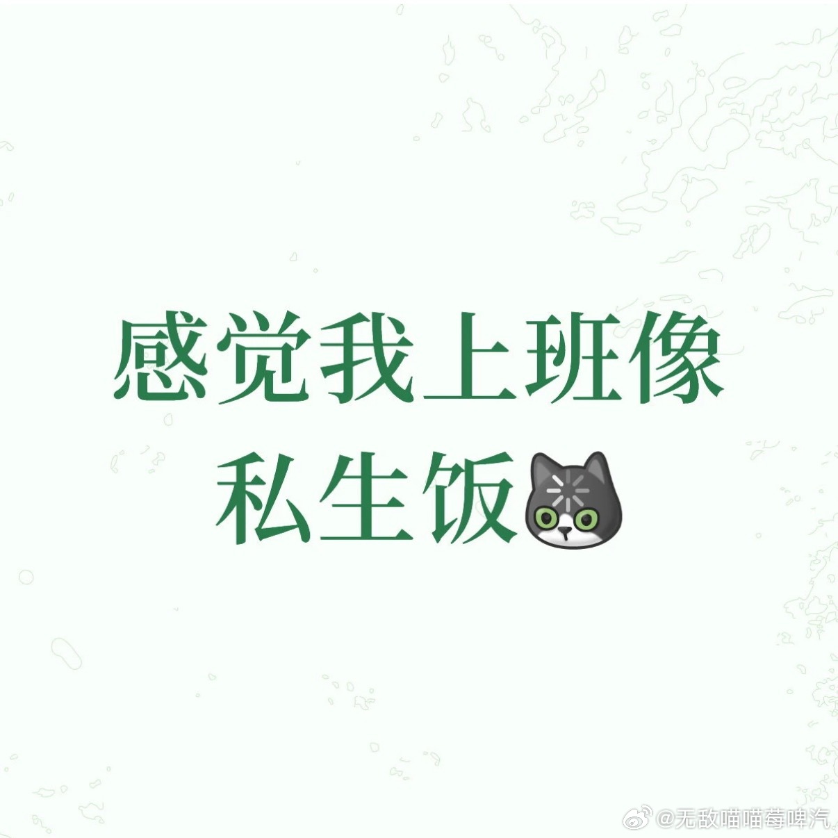 感觉我上班像私生饭