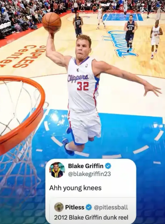 下面是一条关于前NBA著名扣将格里芬的最新消息！今天格里芬十分罕见的更新社媒，转
