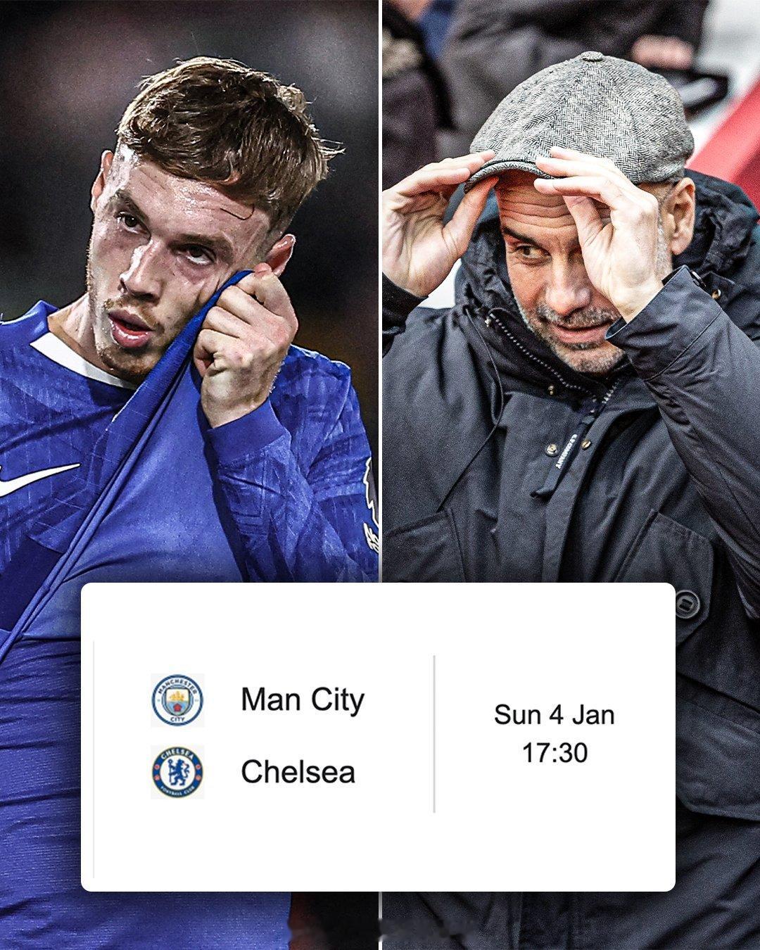 【临时班子】ESPN消息，本赛季英超“双蓝大战”，曼城主场对阵切尔西，蓝军将没有