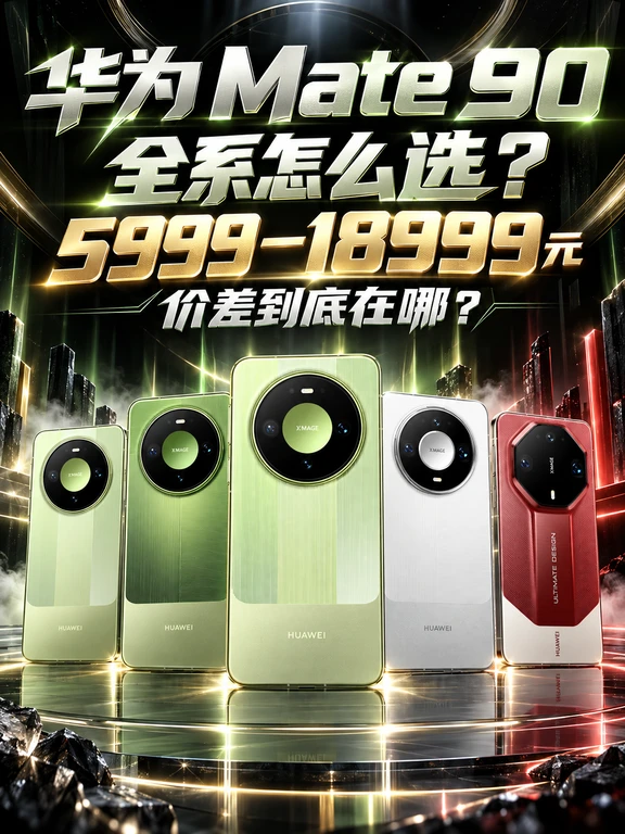 五款Mate90怎么选，一张表捋明白🤔