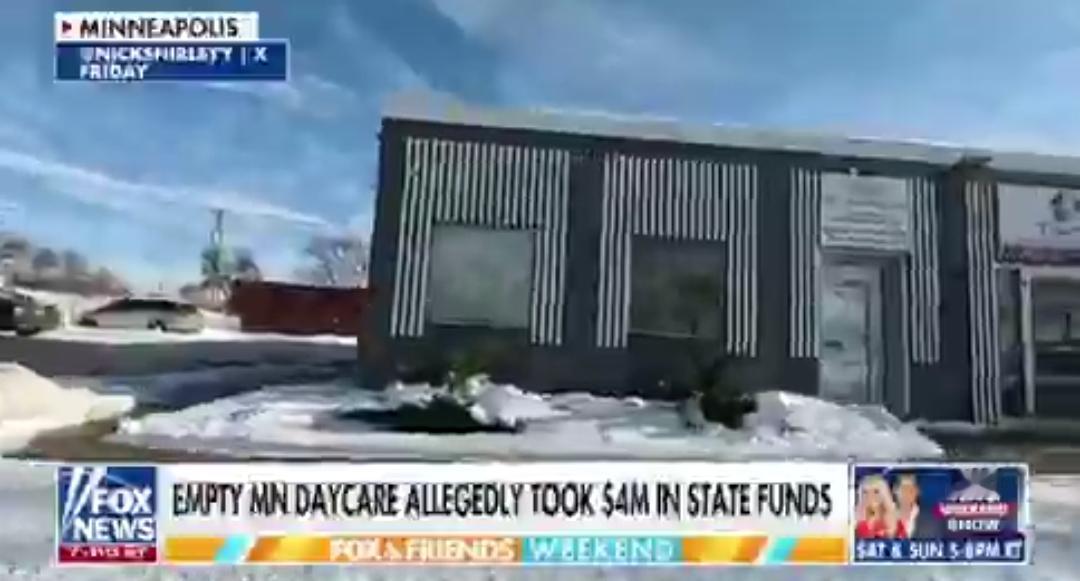 🇺🇸🇸🇴福克斯新闻发现一家“日托中心”骗取了明尼苏达州纳税人400万美